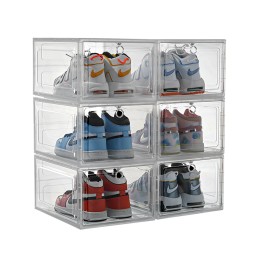 Shoe Organizer Manufacturer - Custom Logo Clear Foldable