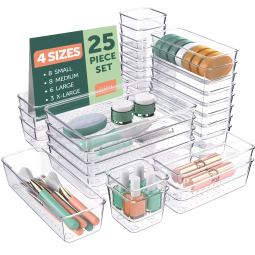 Storage Bags Factory - 25 PCS 4 Size Clear Plastic