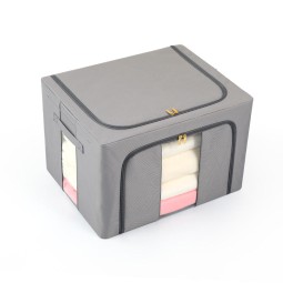 Storage Box Manufacturer - Metal Frame Oxford with Zipper
