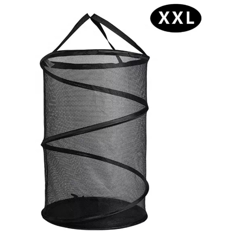 Laundry Basket Manufacturer - Foldable Spiral Pop-up Mesh