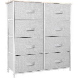 Storage Cabinet Manufacturer - 8 Drawers Fabric Boxes Steel Frame