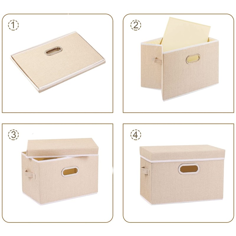 Closet Organizer Manufacturer - Hot-Sale 3-Pack Linen Foldable