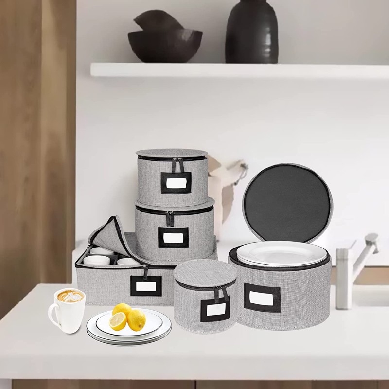 Kitchen Organizer Manufacturer - Linen Fabric Foldable for Dinnerware