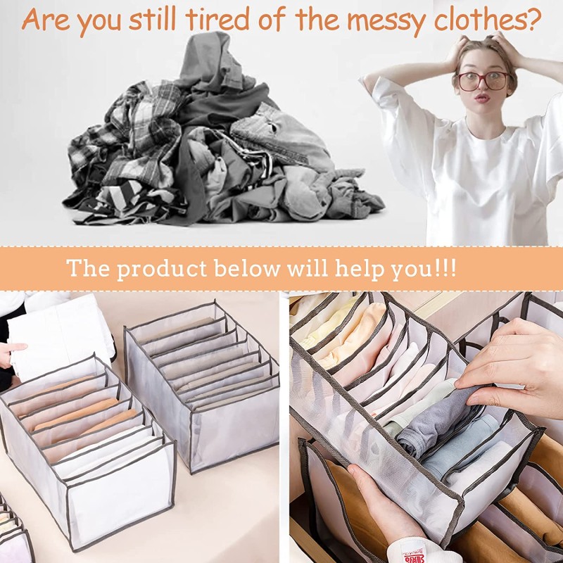 Closet Organizer Manufacturer - Pack of 3 for Pants Underwear