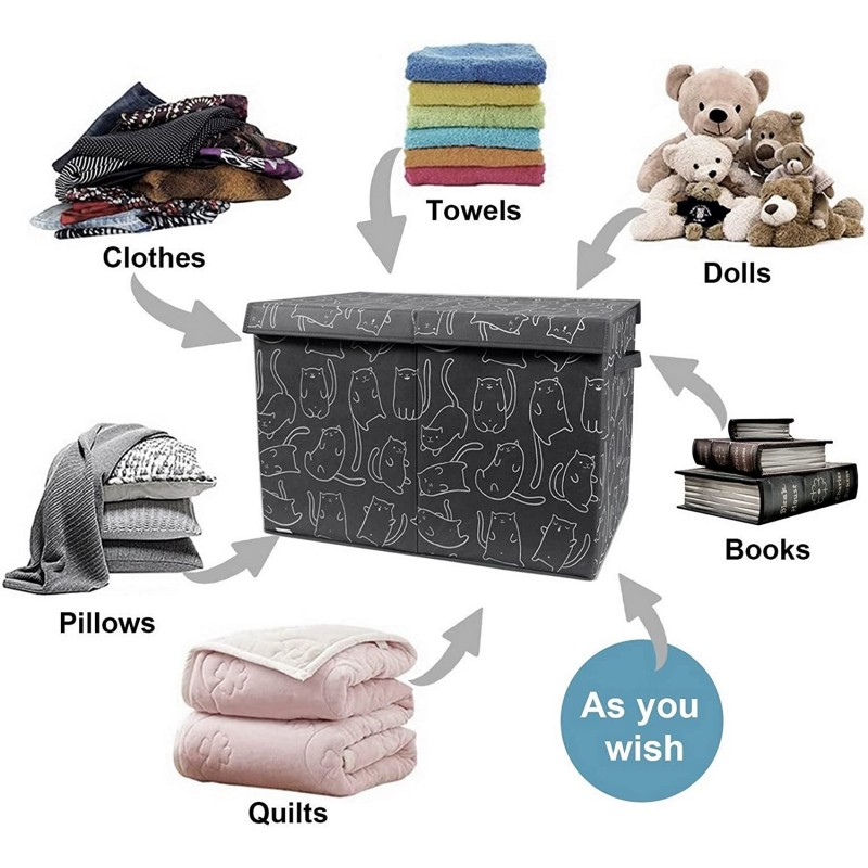 Toy Box Manufacturer - Extra Large Collapsible with Handles