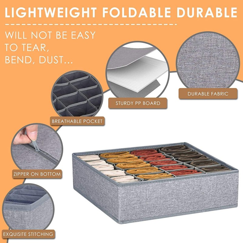 Clothing Organizer Manufacturer - Rectangle Injection Foldable Oxford