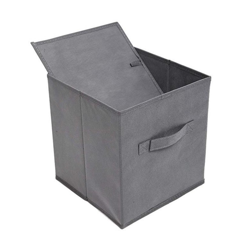 Storage Basket Manufacturer - 6 Pack Grey for Home Shelves