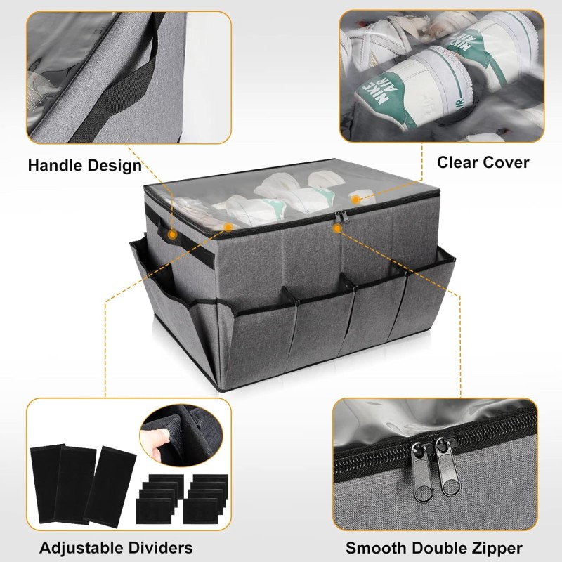 Shoe Organizer Manufacturer - for Closet with Transparent Cover