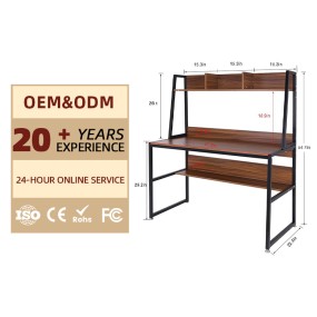 Computer Table Factory - Solid Wood Deluxe Edition Study