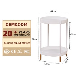 Coffee Table Factory - Stylish Double Side Round End