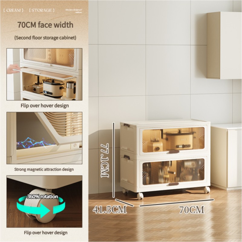 Storage Drawers Manufacturer - Plastic Collapsible with Wheels