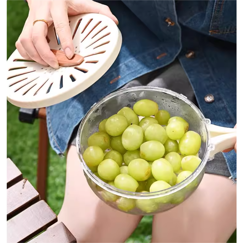 Fruit Basket Manufacturer - Drain Basket with Lid Foldable