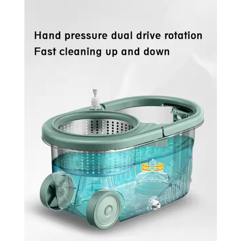 Magic Mop Manufacturer - Plastic 360 Rotating With Wheels