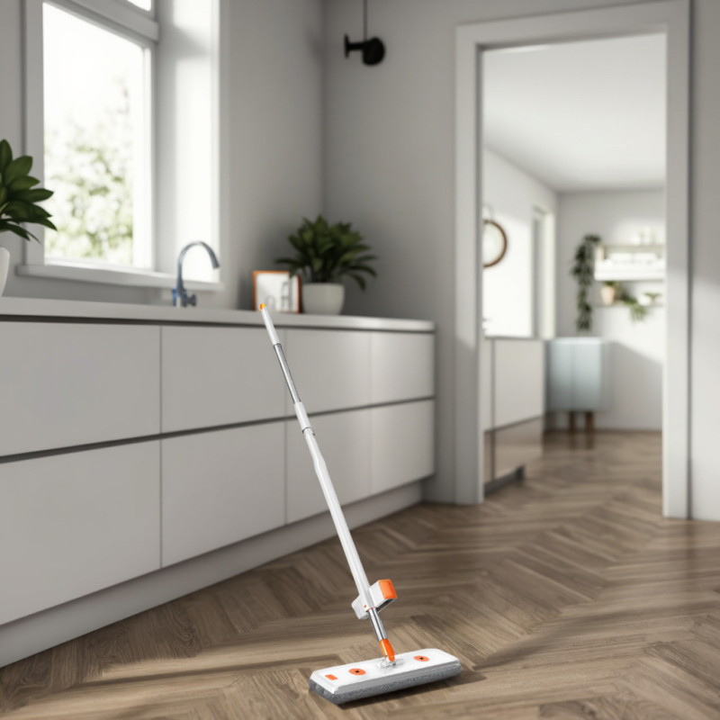 Microfibre Mop Factory - Squeeze Flat Mop Hand Free Washing