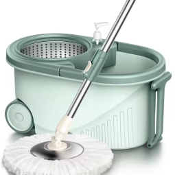 Magic Mop Manufacturer - Plastic 360 Rotating With Wheels