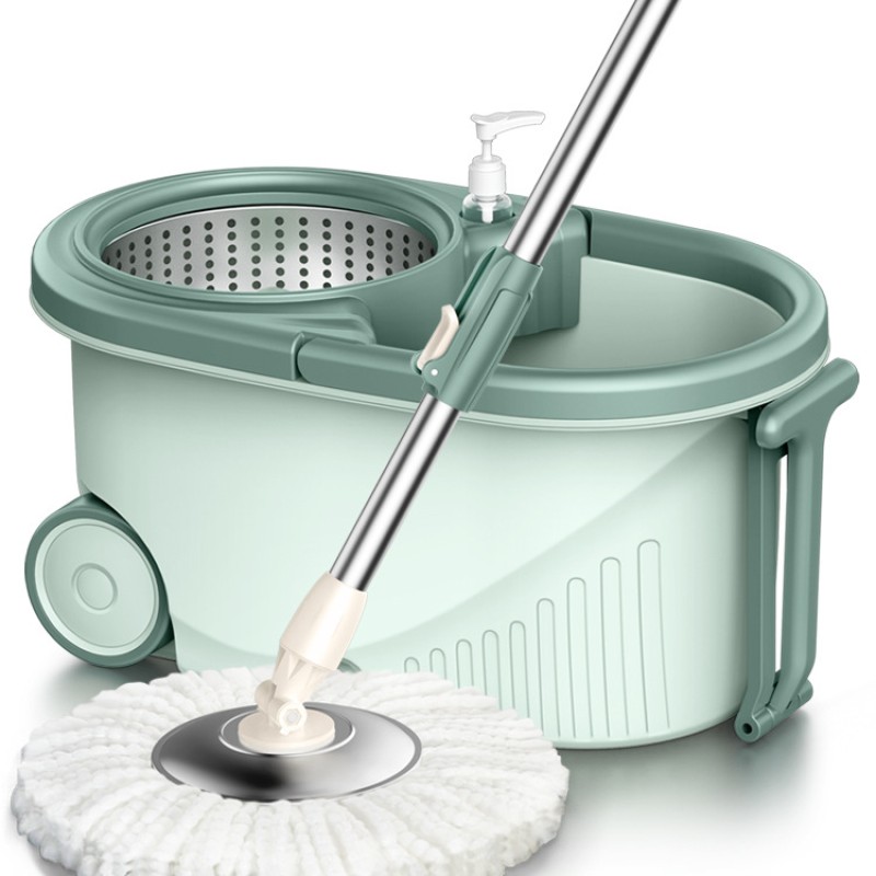 Magic Mop Manufacturer - Plastic 360 Rotating With Wheels