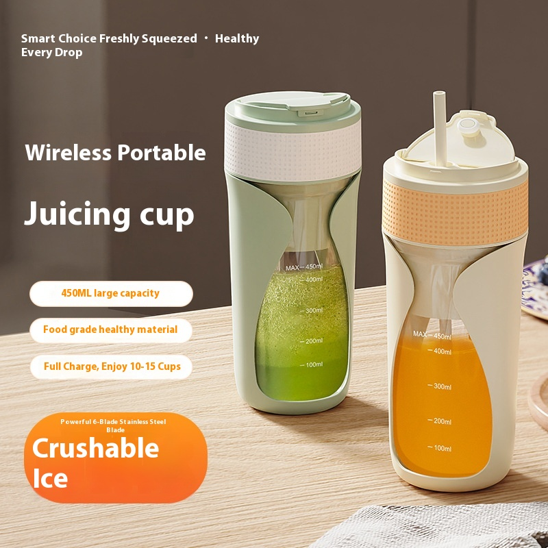 Portable Blender Factory - 450ml Mini 6-blade Multifunctional