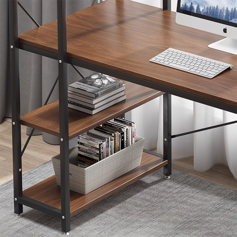 Computer Desk Factory - With Storage Shelf Corner Design