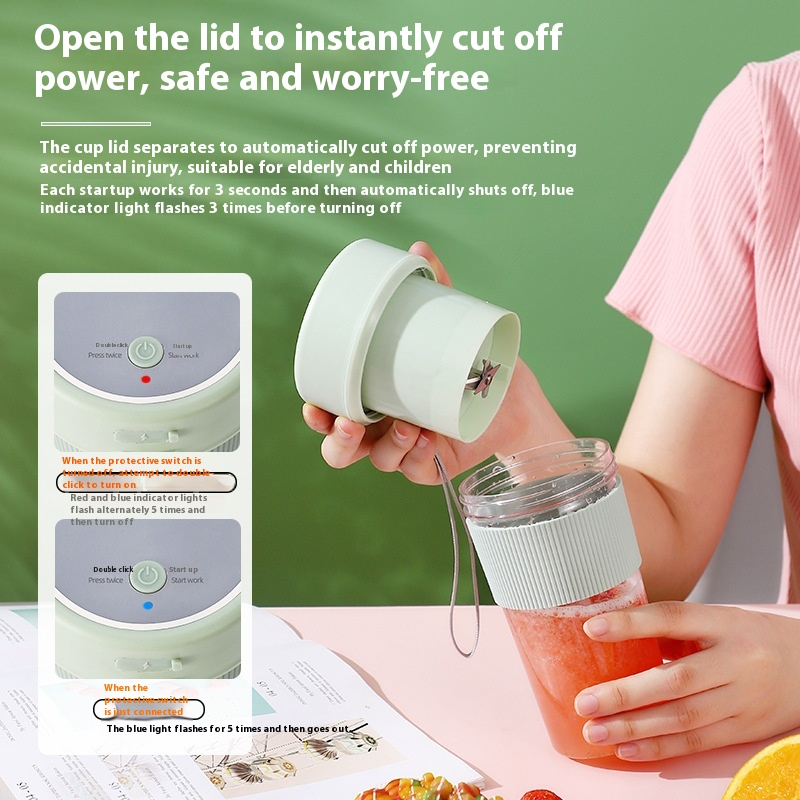 Portable Juicer Factory - Wireless Charging Small USB Power
