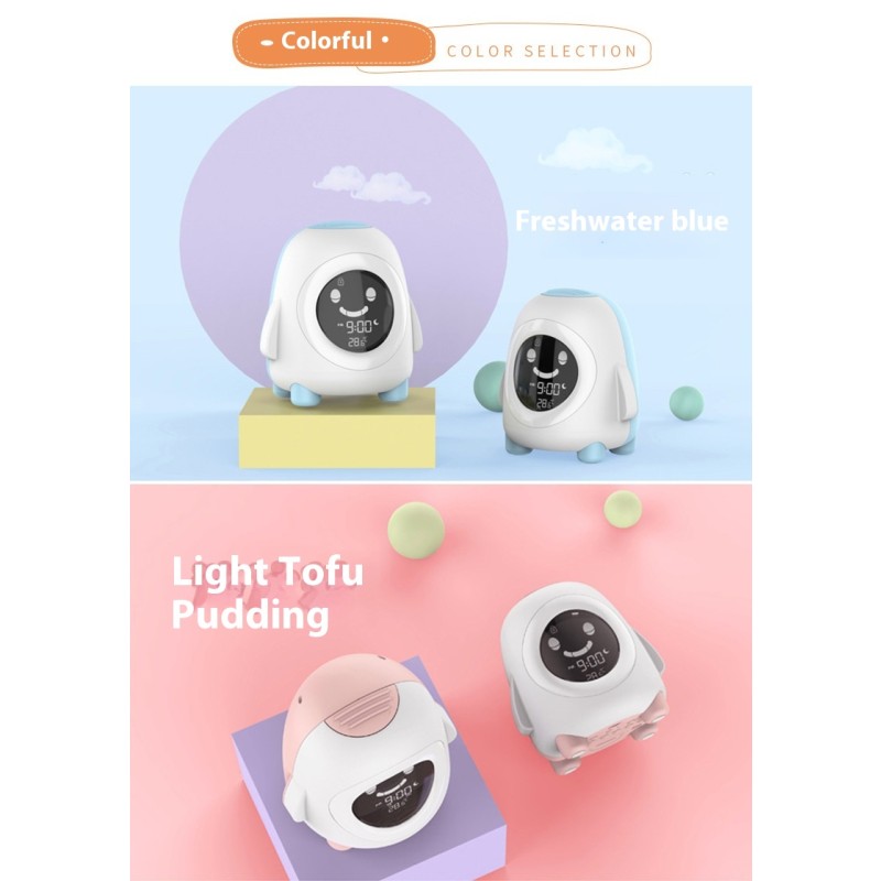 Penguin Alarm Clock Manufacturer - Student Sleep Training Night Light