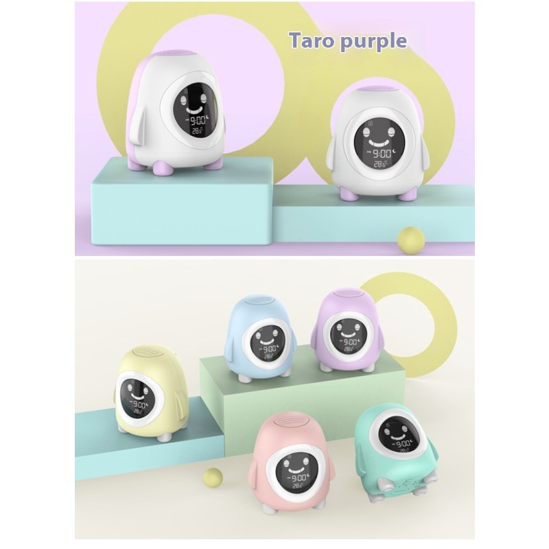 Penguin Alarm Clock Manufacturer - Student Sleep Training Night Light
