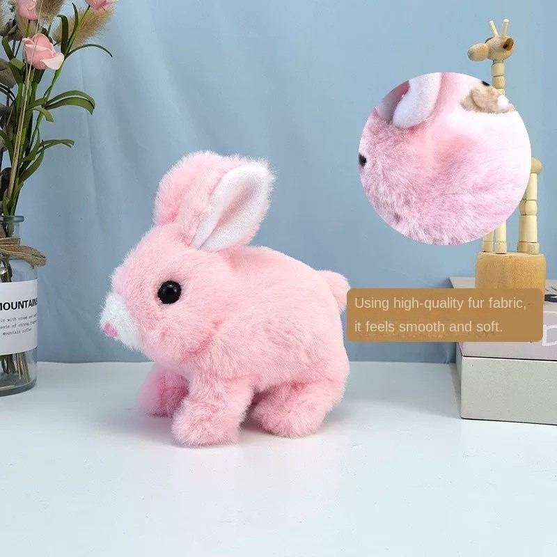 Plush Rabbit Toy Manufacturer - Electric Simulation Shake Walk
