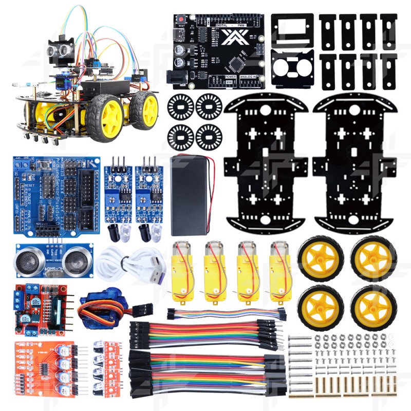 Robot Car Kit Manufacturer - Arduino Smart Tracing Car