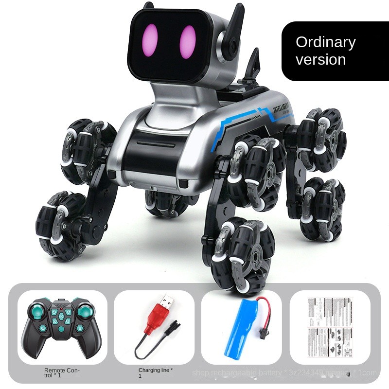 Robot Toy Manufacturer - Eight-Wheel Stunt Mechanical Dog