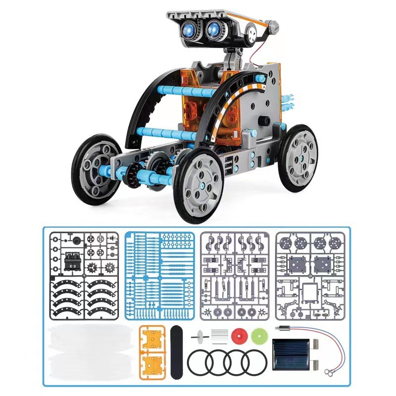 Solar Robot Toy Manufacturer - DIY Assembly Puzzle Car