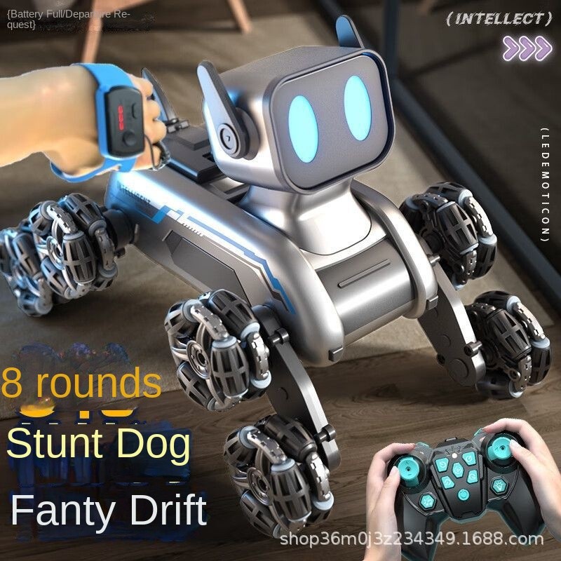 Robot Toy Manufacturer - Eight-Wheel Stunt Mechanical Dog
