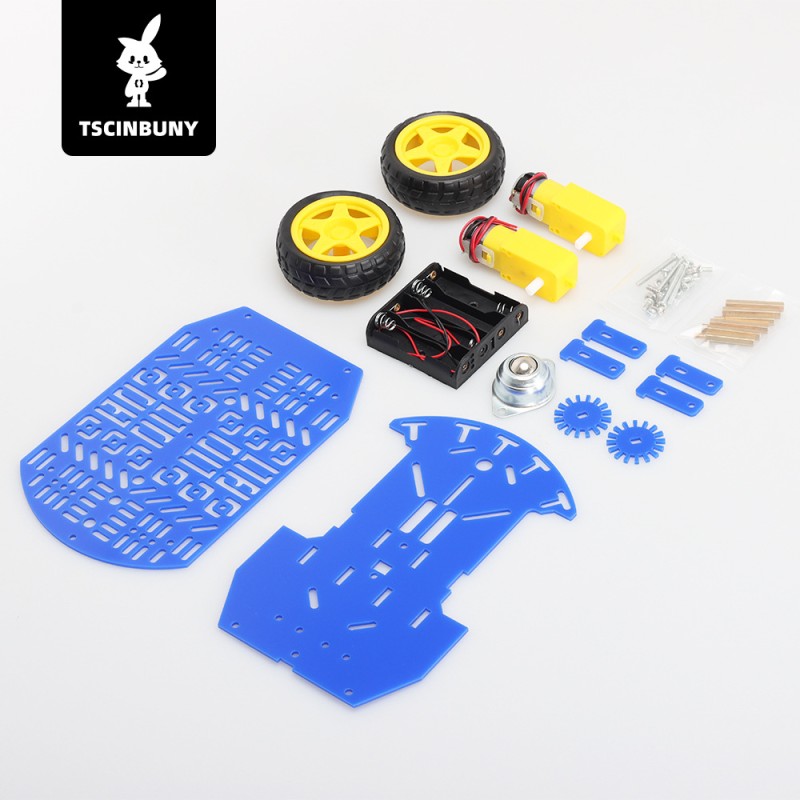 Robot Chassis Kit Manufacturer - 2WD DIY Tracking Car