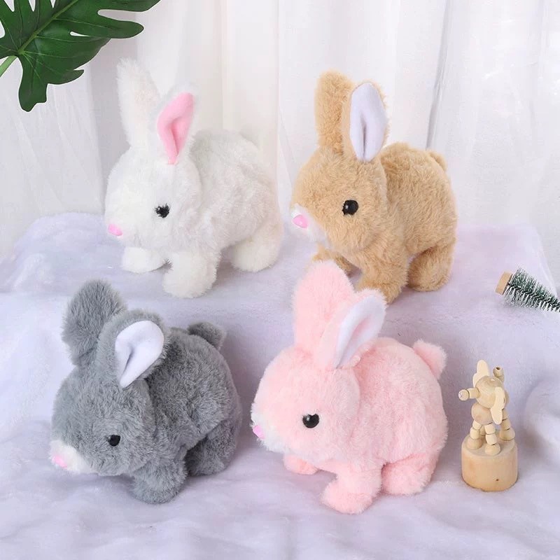 Plush Rabbit Toy Manufacturer - Electric Simulation Shake Walk