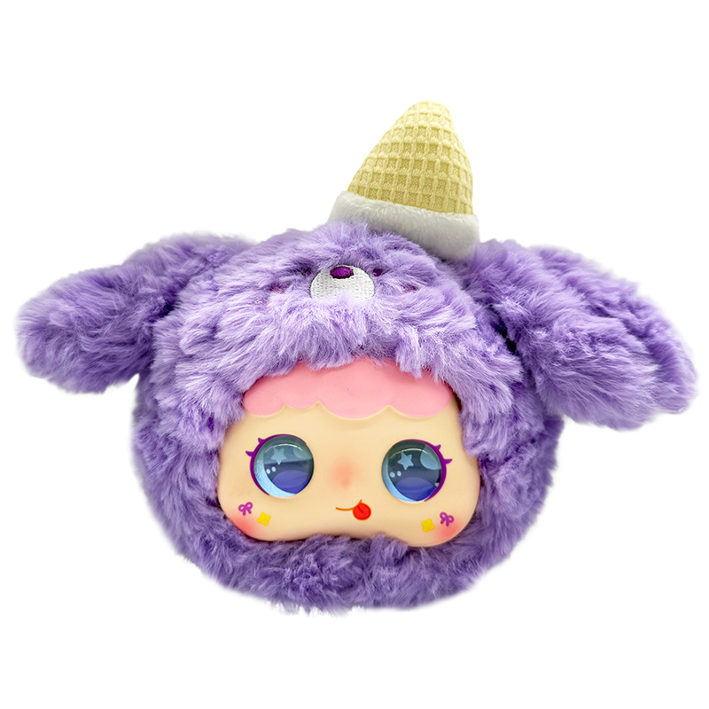 AI Plush Doll Factory - Caramel Latte Vinyl Face