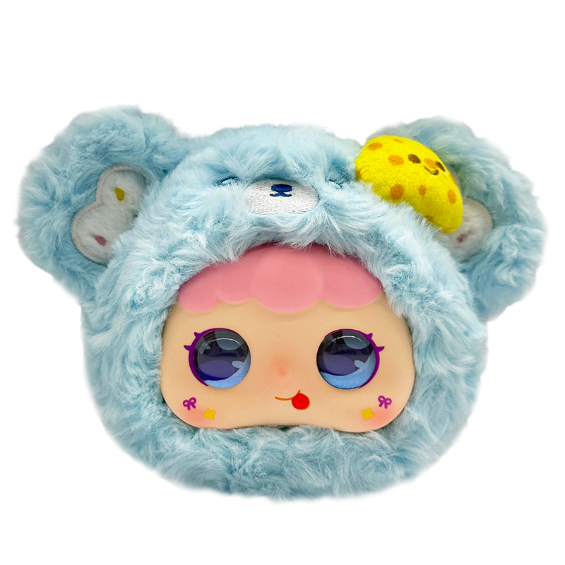 AI Plush Doll Manufacturer - Black Rabbit LED Screen