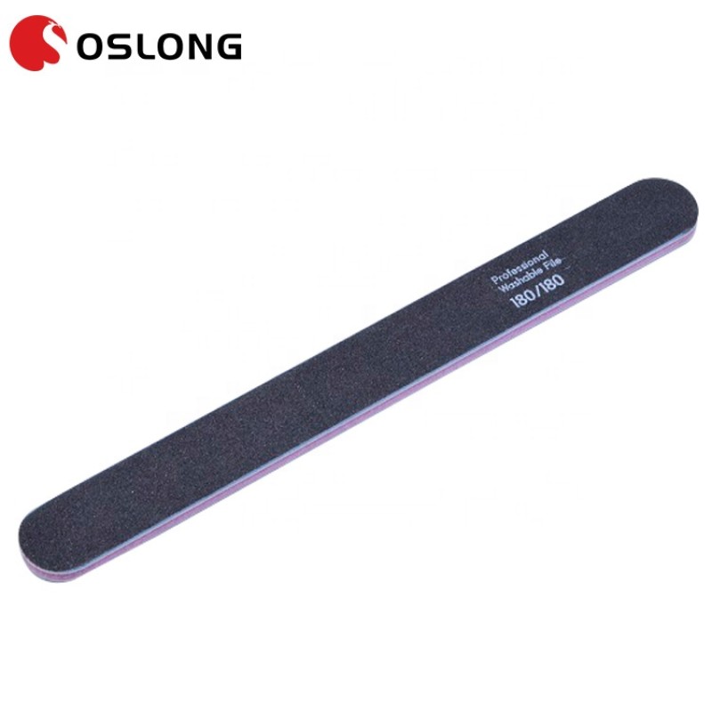 Korean Nail File Manufacturer - OEM Custom Black Double Sides