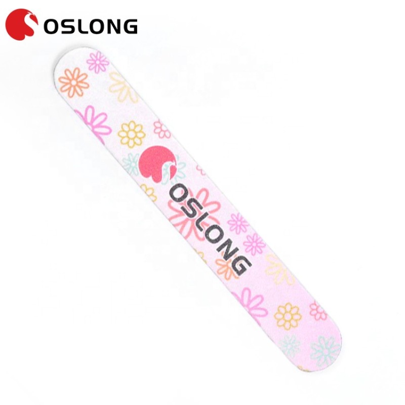 Wooden Nail File Factory - OEM Custom Beautiful Flower Printing