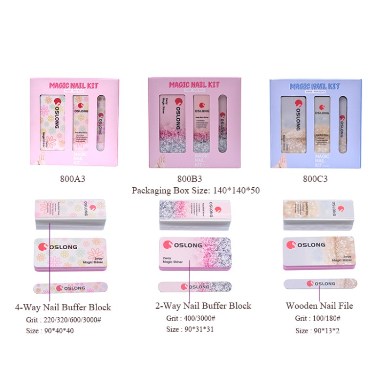 Wooden Nail File Manufacturer - Wholesale Custom Mini Sanding Set