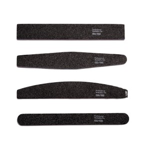 Korean Nail File Manufacturer - OEM Custom Black Double Sides