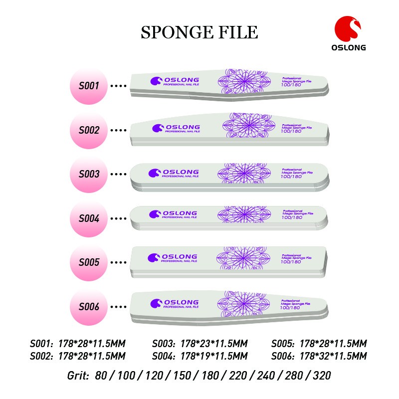 EVA Nail File Manufacturer - OEM Custom Double Side Buffer