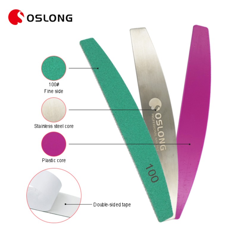Nail File Refills Factory - OEM Custom Reusable Stainless Steel Base