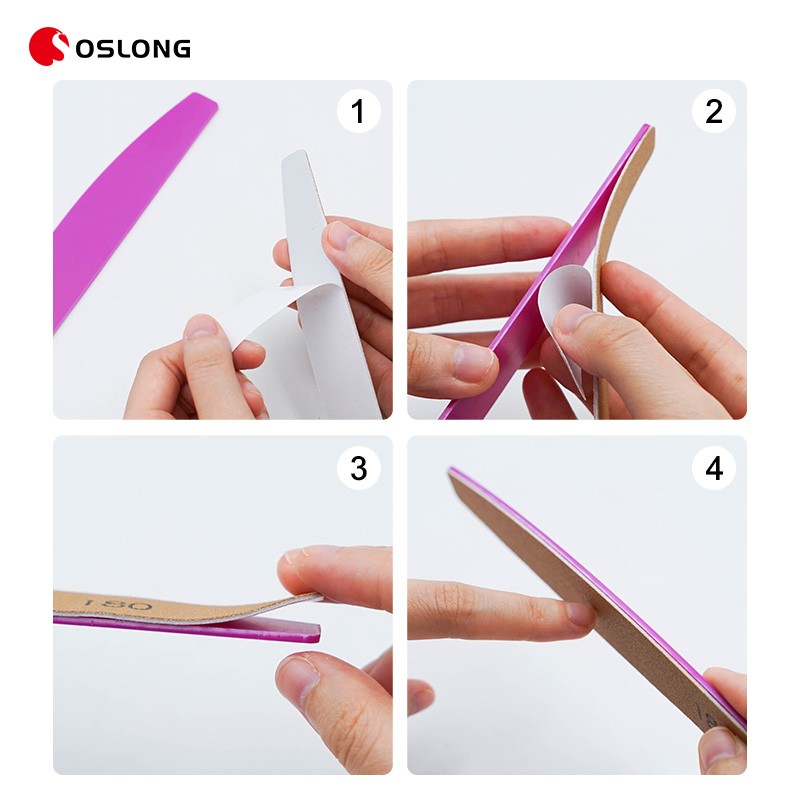 Disposable Nail File Manufacturer - OEM Custom LOGO Plastic Core Zebra