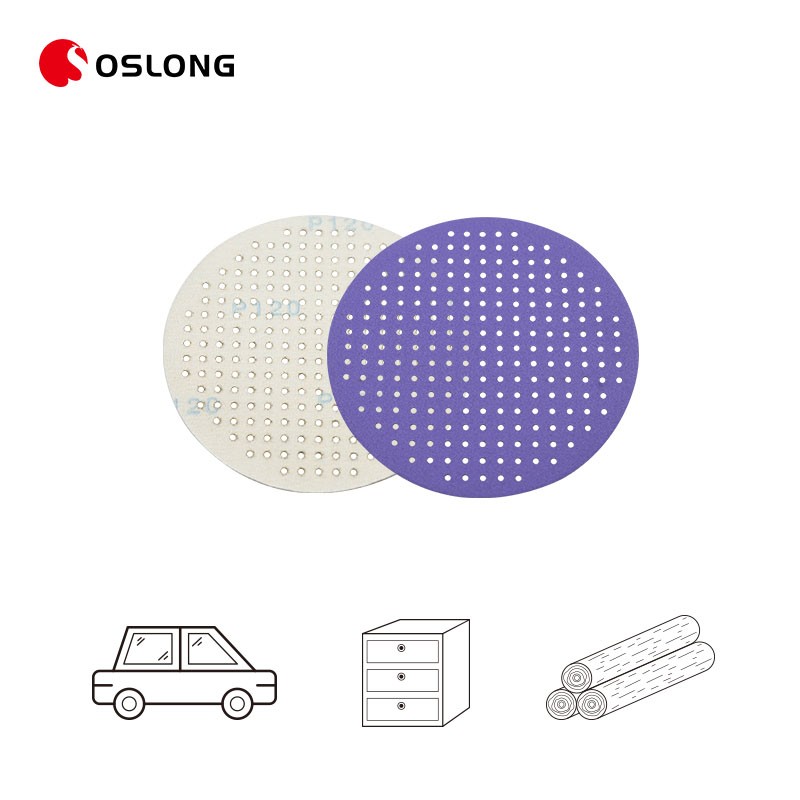 Sanding Disc Factory - OEM Customized 6 Inch Purple Ceramic Hook