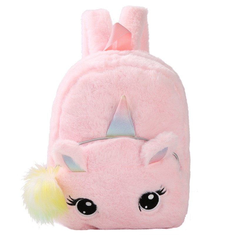 Unicorn Backpack Manufacturer - Kids Fluffy Plush