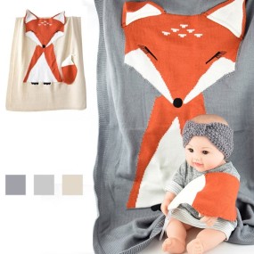 Baby Blanket Manufacturer - 3D Fox Design