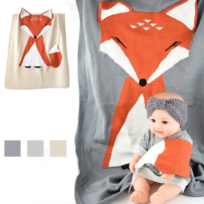 Baby Blanket Manufacturer - 3D Fox Design