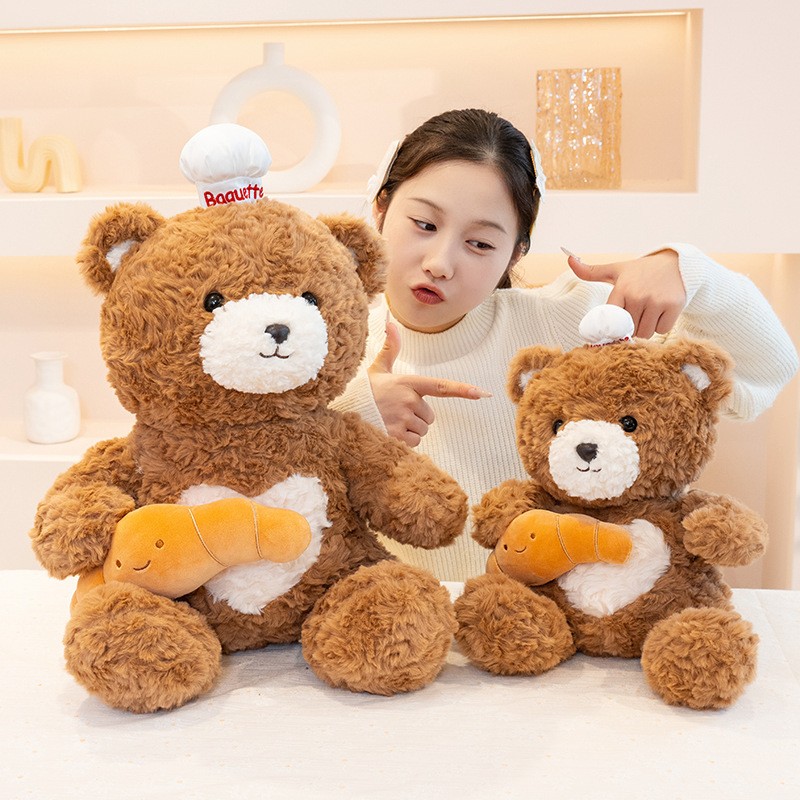 Teddy Bear Manufacturer - Comfortable Chef Red Scarf