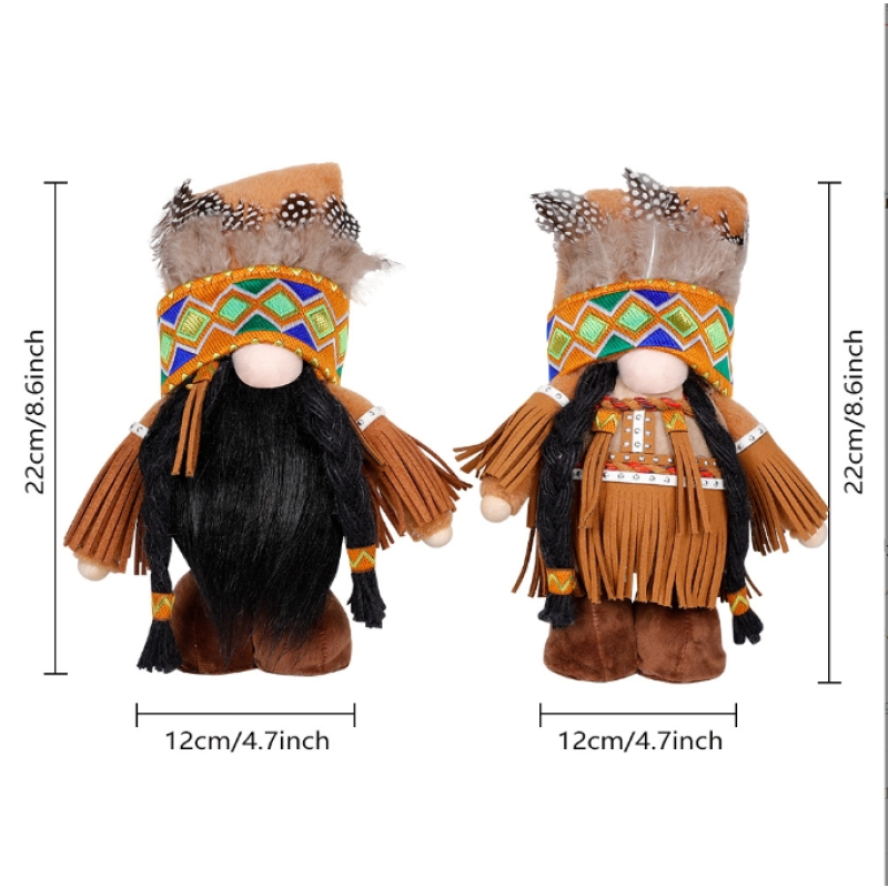 Thanksgiving Plush Manufacturer - High Quality Indian Doll