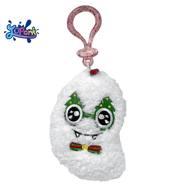 Christmas Keychain Manufacturer - Custom Green Mascot