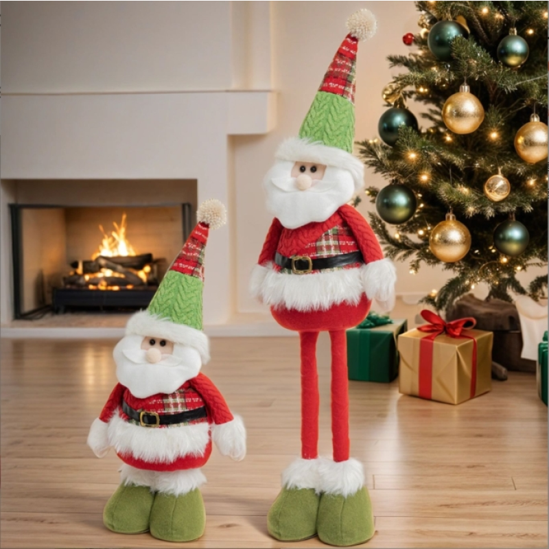 Christmas Plush Toy Factory - 2025 Stretchable Santa Claus