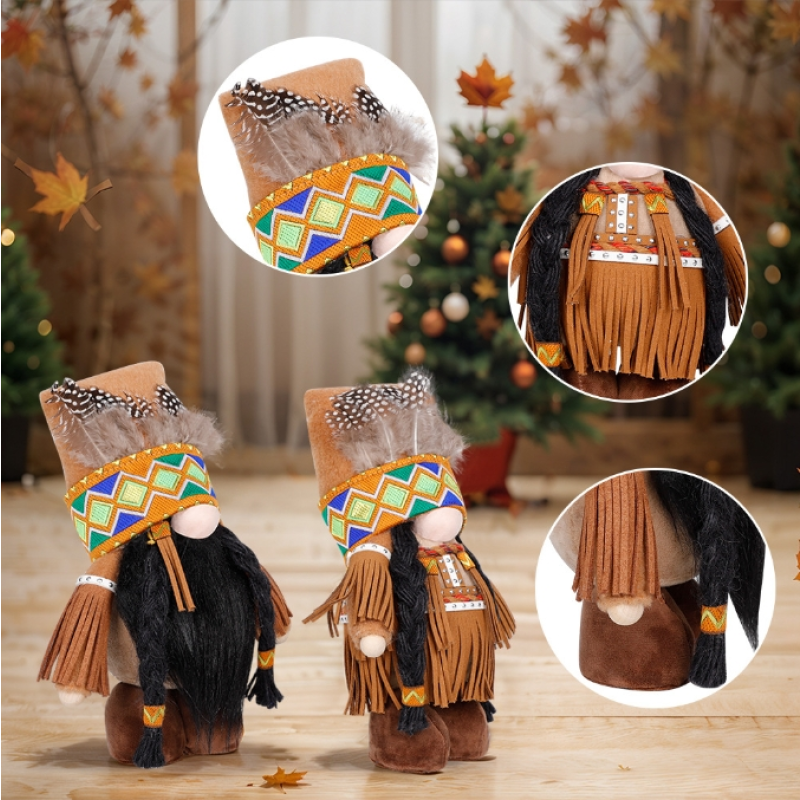 Thanksgiving Plush Manufacturer - High Quality Indian Doll